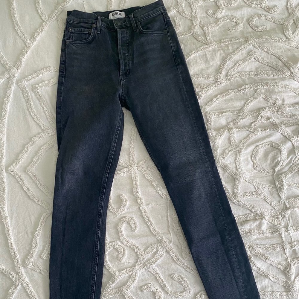 Agolde Nico Black Jeans